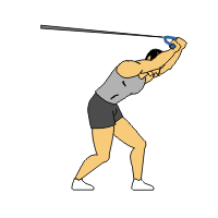 Cable Overhead Triceps Extension